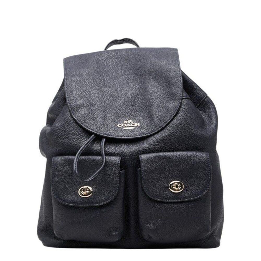 COACH Pebbled Leather Backpack